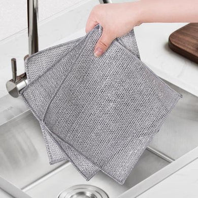 German micro wire dish cloth  (6 PACK)     ( DONT BE FOOLED BY IMITATIONS )
