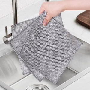 German micro wire dish cloth  (6 PACK)     ( DONT BE FOOLED BY IMITATIONS )